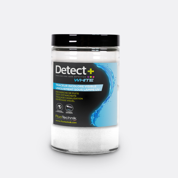 Trazador de detección de fugas - Concentrado líquido para pruebas de fugas de color fluorescente - DETECT + WHITE