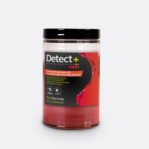Tinte para el rastreo y la detección de fugas ROJO en polvo por agua potable - DETECT + RED