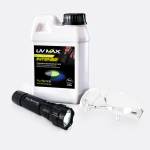 Trazador de detección de fugas y prueba de fugas de líquidos - fluorescente sin color - UV MAX YELLOW INTENSE