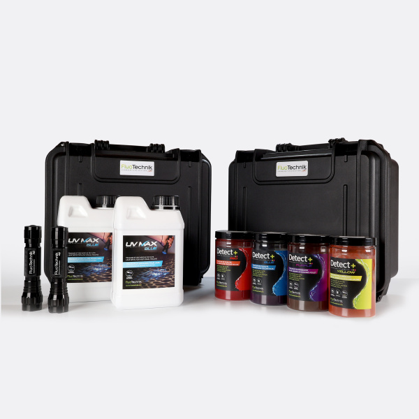 Kit de detección y localización de fugas 4 colores+ 2 sin color- PACK PRO