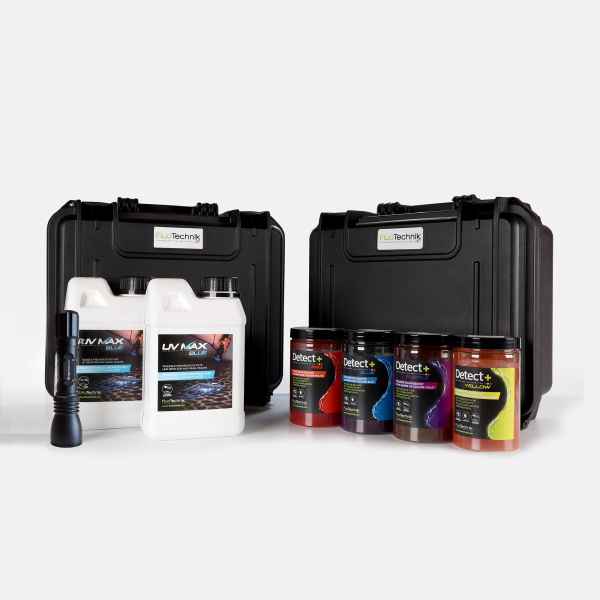 Kit de detección y localización de fugas 4 colores+ 2 sin color - PACK PRO