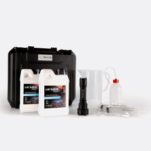 Kit de detección y localización de fugas de líquidos fluorescente sin color - PACK PRO UV MAX BLUE